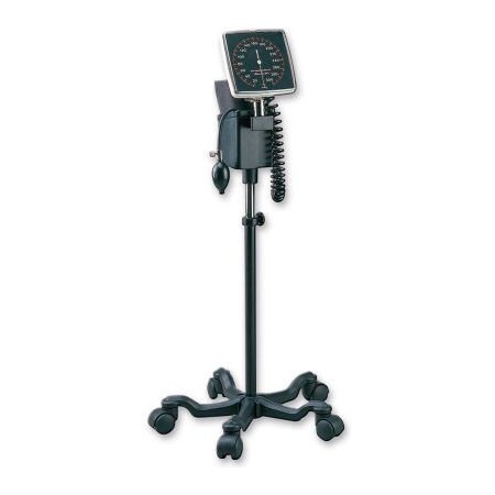 Fabrication Enterprises Baseline Mobile Floor Aneroid Sphygmomanometer with Adult Cuff 132554